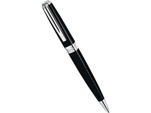 Шариковая ручка waterman exception slim, black lacquer st S0637040 - фото