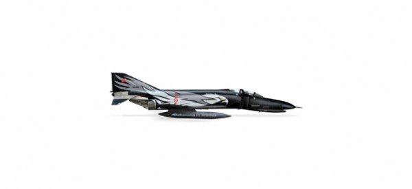 Самолет turkish air force mcdonnell douglas f-4e phantom ii 172. filo, 7th air wing karah sahin 1/200 553537 - фото