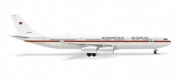 Самолет luftwaffe airbus a340-300 german vip and military transports 1/500 507585 - фото