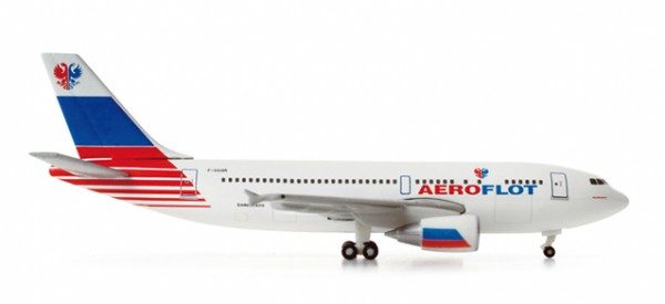 Самолет Aeroflot Airbus A310-300 test livery 1/500 518185 - фото