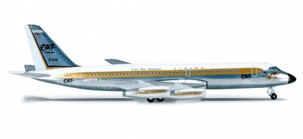 Самолет CAT Civil Air Transport Convair CV-880 Mandarin Jet 1/500 523141 - фото