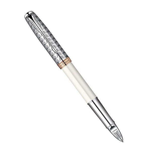 Ручка 5-й пишущий узел Parker Sonnet F540, Pearl CT S0976010 - фото