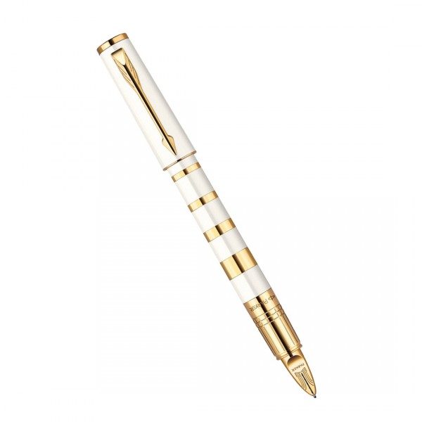 Ручка Parker 5th Ingenuity S F503 Ring, Pearl Metal GT 1858536 - фото