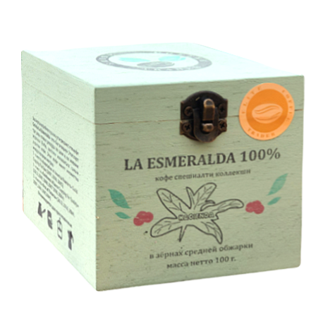 Креативный подарок начальнику. Кофе Гейша La Esmeralda в зёрнах, 100 гр., микролот - фото