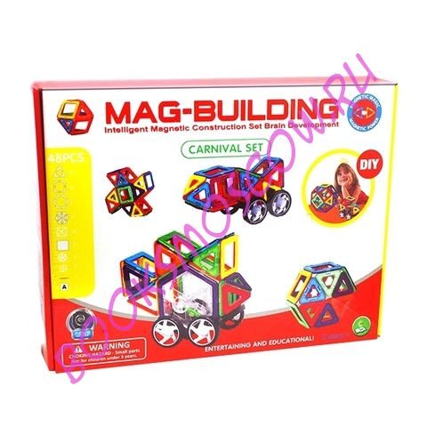 Mag-building profi (Magformers) 48 деталей - фото