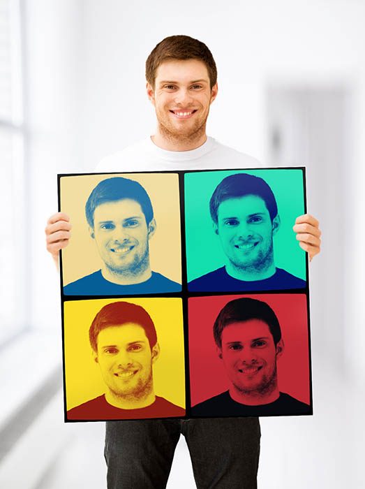 Pop-art портрет по фото - фото