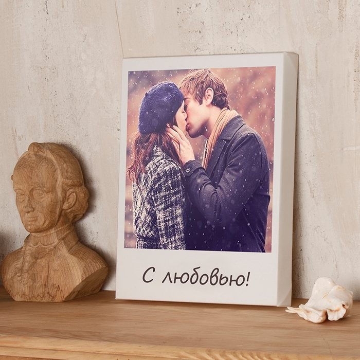 Ваши любимые фотографии на холсте в стиле Polaroid. - фото