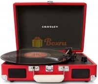 Ретро-проигрыватель Crosley Cruiser, красный, арт.CR8005A-RE + игла - фото