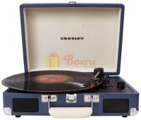 Ретро-проигрыватель Crosley Cruiser, синий, арт.CR8005A-BL + игла - фото