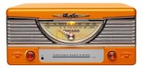 Ретро-проигрыватель Playbox Chicago (Goldsound) PB-103 оранжевый - фото