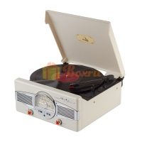 Ретро-проигрыватель Playbox San Remo PB-101, бежевый - фото