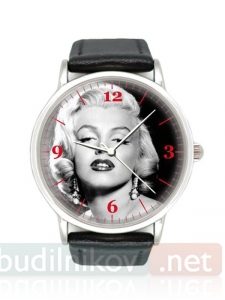 Часы хромированные Merilyn Monroe 5 - фото