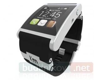 Умные наручные часы I’m Watch. Серия ImWatch Color (черный ремешок) - фото