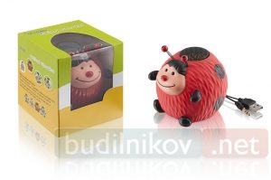 Портативная колонка i-kiddo Божья коровка - фото