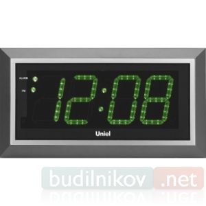 Электронные сетевые настенные часы BVITech BV-11 зеленые - фото