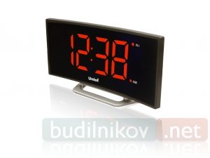Радио-часы сетевые BVItech BV-412RKS (красный/черный) - фото