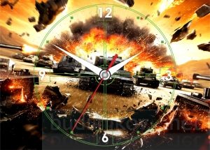 Настольные часы World of tanks 2 - фото