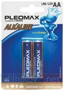 Батарейки Samsung Pleomax Alkaline (LR6-AA) (Упаковка 2 штуки) - фото
