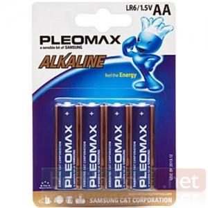 Батарейки Samsung Pleomax Alkaline (LR6-AA) (Упаковка 4 штуки) - фото