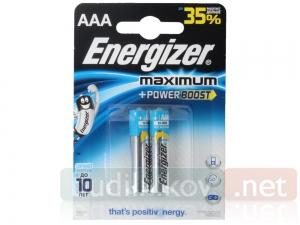 Батарейки Energizer Maximum (LR03-AAA) (Упаковка 2 штуки) - фото