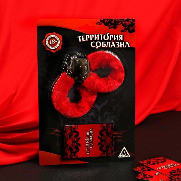 Эротический набор Территория соблазна (фанты и наручники) - фото