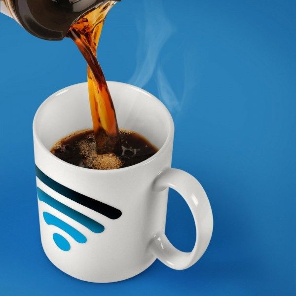 Кружка хамелеон Wi-Fi Hot Spot - фото