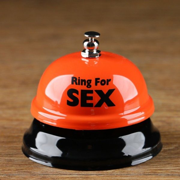 Звонок настольный Ring for sex - фото