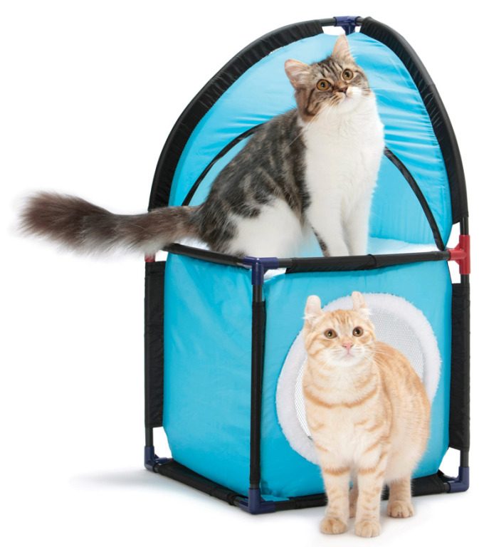 Kitty City Домик для кошек: Место встречи.Kitty Corner: 72*36*36см, флис (sp0232) - фото