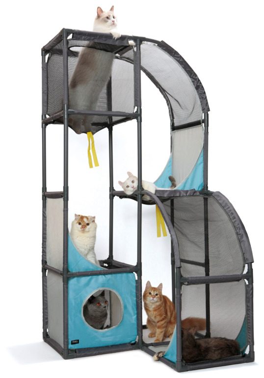 Kitty City Игровой комплекс для кошек Мегаполис. Skyscraper: 157,5*80*80см (sp0234) - фото