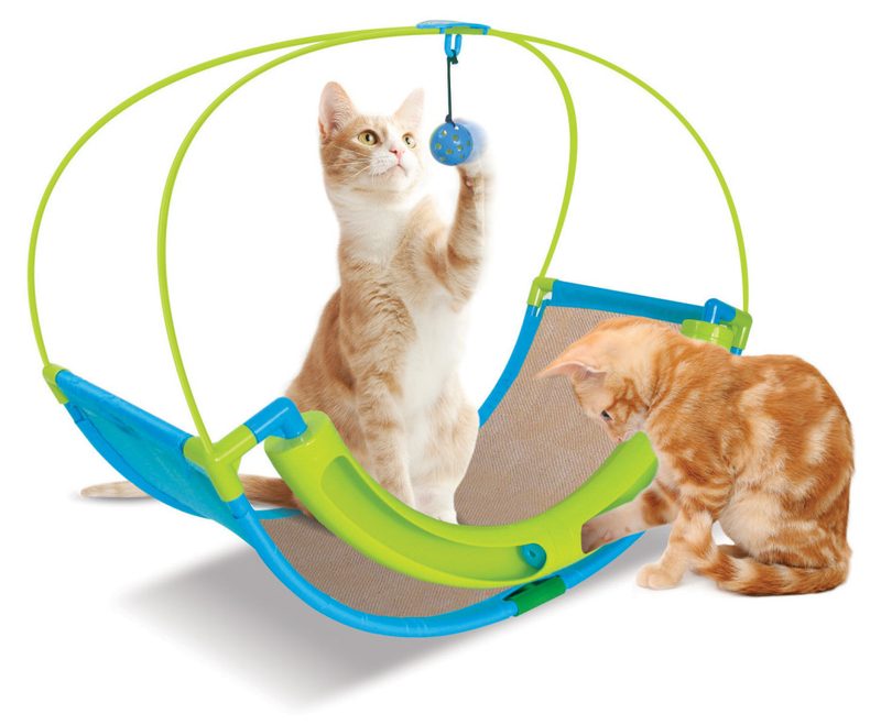Kitty City Когтеточка для кошек Школа Рока. Rocking Roller 46*60*33см, сизаль (sp0344) - фото