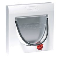 PetSafe Дверца для кошек Classic. ручной замок, 4 позиции, белая, без туннеля - фото
