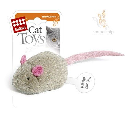 GiGwi игрушка для кошек Мышка с электронным чипом - фото