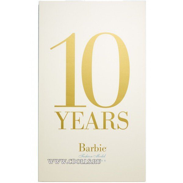 Юбилейная Книга 10 Years: Barbie Fashion Model Collection Book (10 лет Моды Барби с дизайнером Робертом Бэстом) - фото