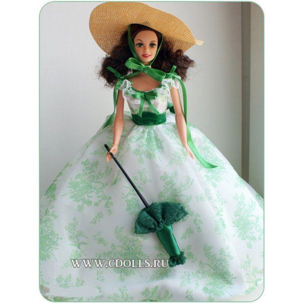 Кукла Barbie Scarlett O’Hara Barbecue at Twelve Oaks (Барби Скарлетт О’Хара Барбекю в поместье «Двенадцать Дубов») - фото