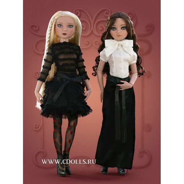 Tonner Woeful Black Ribbed Top (Скорбная черная полосатая кофточка для кукол Тоннер) - фото