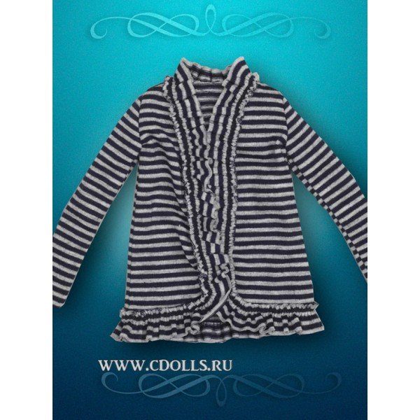 Кардиган Tonner Cardigan Funk Striped (Полосатый испуг для кукол Тоннер) - фото