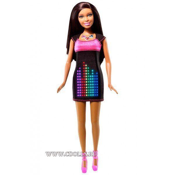 Кукла Barbie Digital Dress African American (Барби Цифровое Платье Афроамериканка) - фото
