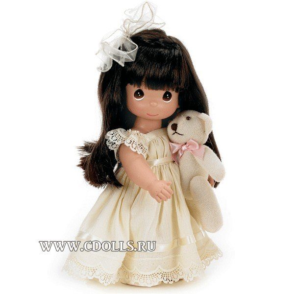 Кукла Precious Moments﻿ Cherish Me Always Brunette (Драгоценные Моменты Заботься Обо Мне Всегда брюнетка) 34 см, The Doll Maker - фото
