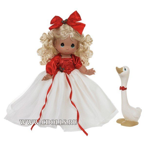Кукла Precious Moments﻿ A Joyful Season Blonde (Драгоценные Моменты Веселый Сезон блондинка) 31 см, The Doll Maker - фото