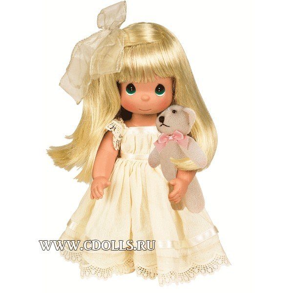 Кукла Precious Moments Cherish Me Always Blonde﻿ (Драгоценные Моменты Заботься обо мне всегда блондинка) 34 см, The Doll Maker - фото