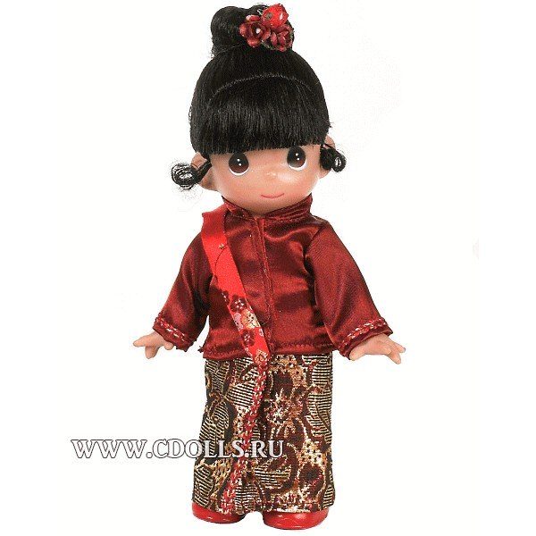 Кукла Precious Moments﻿ Singapore Siti (Драгоценные Моменты Сингапур Сити) 23 см, The Doll Maker - фото