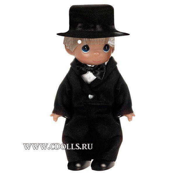 Кукла Precious Moments﻿ Wedding Bells Groom Blonde (Драгоценные Моменты Свадебный Колокол Жених Блондин) 23 см, The Doll Maker - фото