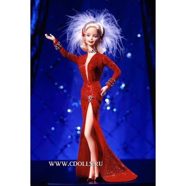 Кукла Barbie as Marilyn in the Red Dress from Gentlemen Prefer Blondes (Барби в Образе Мэрилин в Красном Платье в фильме «Джентльмены Предпочитают Блондинок») - фото