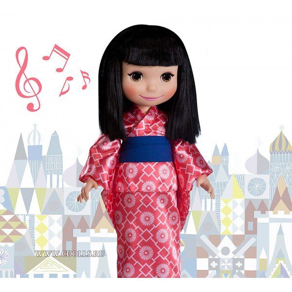 Кукла Disney Its a small world Japan﻿ Singing Doll (Дисней Поющая Японская Кукла) - фото