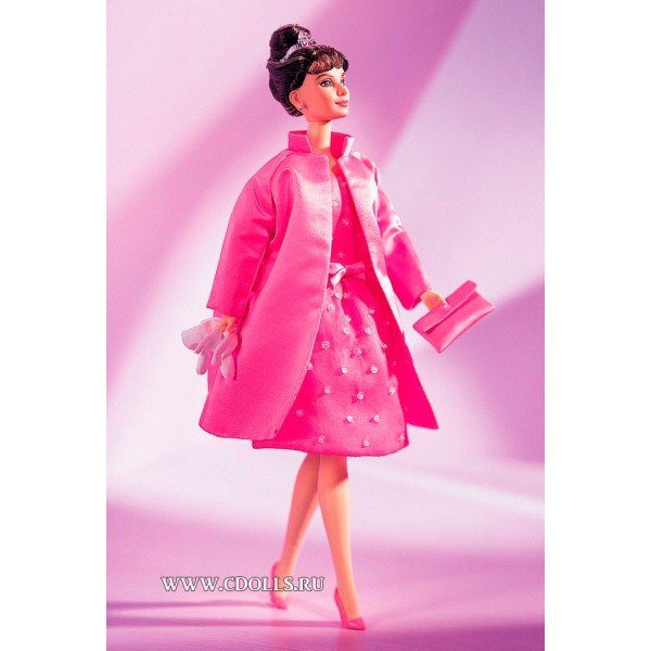 Кукла Barbie Audrey Hepburn in Breakfast at Tiffanys Pink Princess Fashion (Барби Одри Хепберн в Завтрак у Тиффани принцесса в розовом) - фото