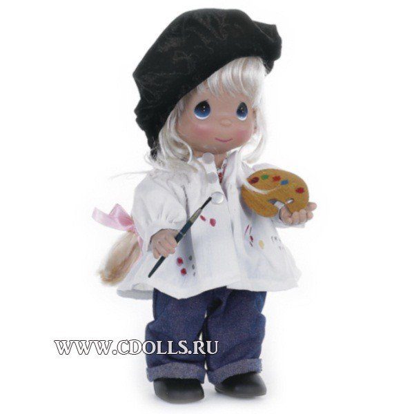 Кукла Precious Moments﻿ Color My World Blonde (Драгоценные Моменты Раскрась мой мир блондинка) 32 см, The Doll Maker - фото