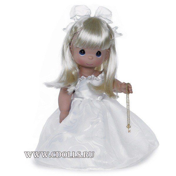 Кукла Precious Moments﻿ Key to My Heart Blonde (Драгоценные Моменты Ключ к сердцу блондинка) 32 см, The Doll Maker - фото