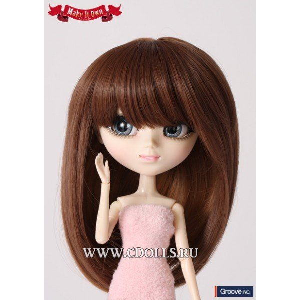 Двухтональный парик размер 22-25 см для кукол Pullip (Пуллип) / DAL (Дал) / Byul (Биул) / Isul (Исул) / Taeyang (Таянг), Groove inc - фото