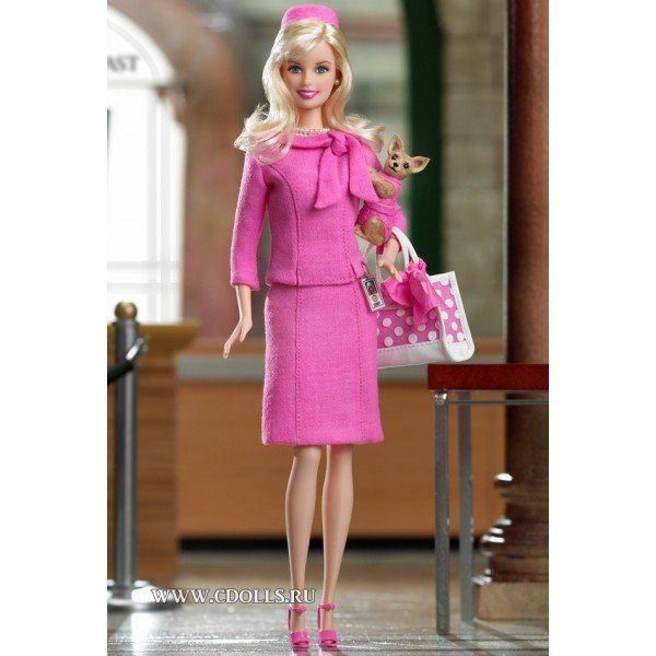 Кукла Barbie as Elle Woods from Legally Blonde 2: Red, White and Blonde (Барби Элль Вудс из Блондинки в законе 2) - фото