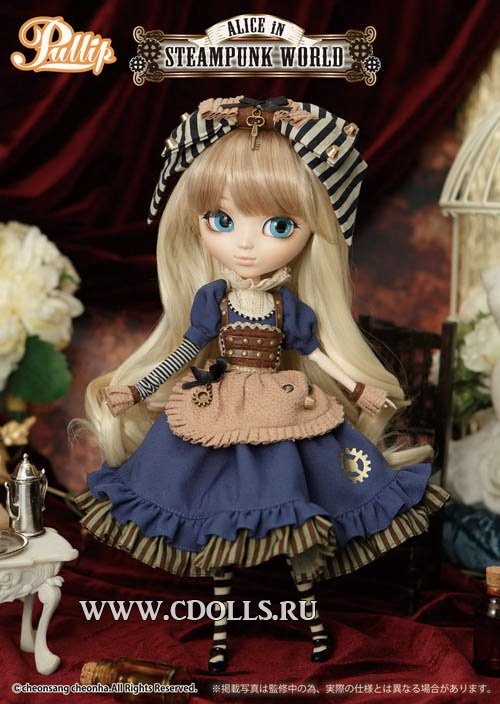 Кукла Pullip Alice in Steampunk World (Пуллип Алиса в мире стимпанк), Groove Inc - фото
